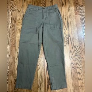 A New Day Olive Cargo Straight pants Size 4 Regular